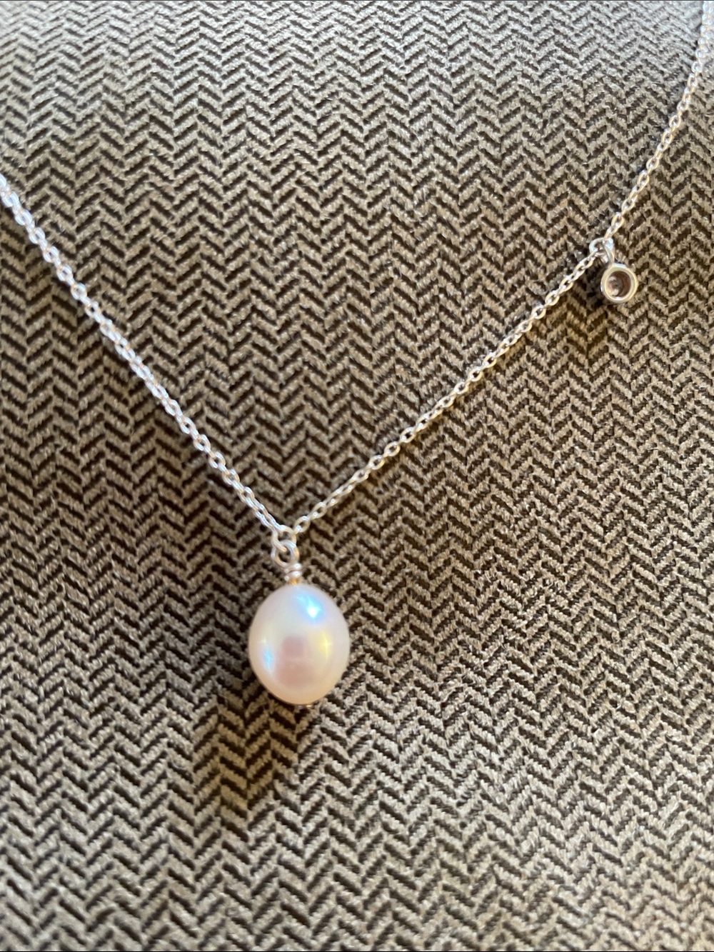 Silpada Sterling Silver Pearl Necklace - Picture 5 of 8